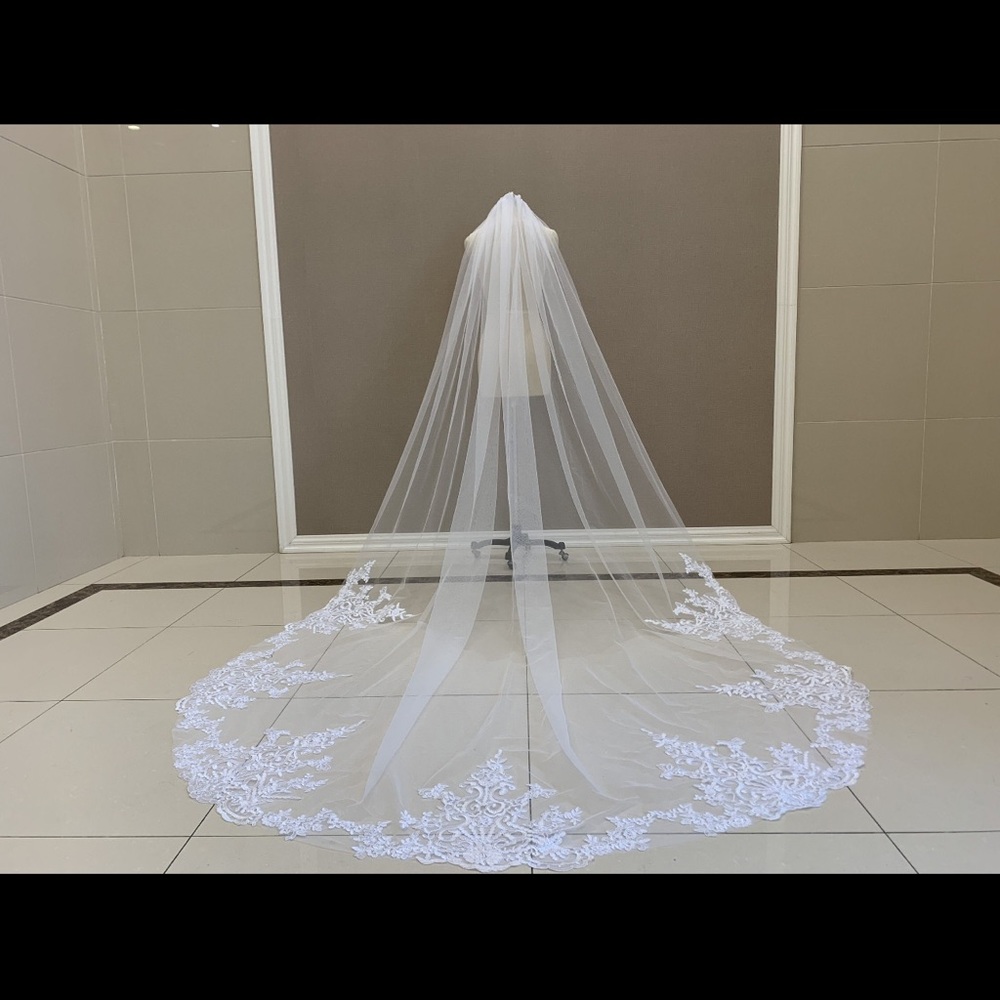 COPY - Beautiful Ivory cathedral Veil